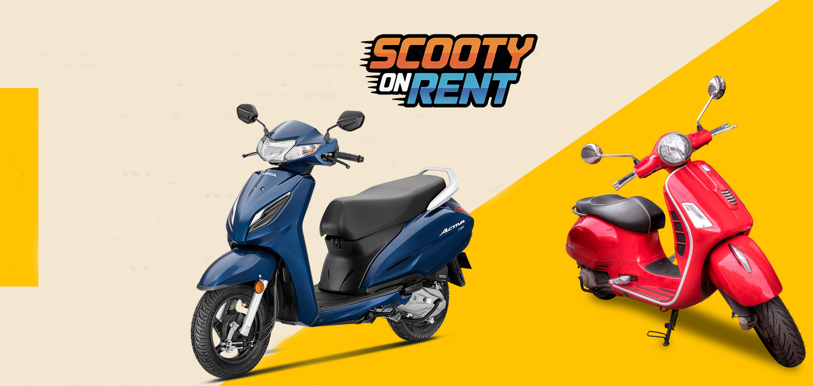Scooty on Rent in Mathura